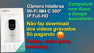 SÓ PAGANDO Download das gravações da Câmera IM4 C 360 Intelbras WiFi FullHD [upl. by Meggi]