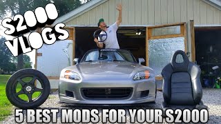 5 BEST MODS FOR YOUR STOCK S2000 [upl. by Rab669]