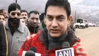 Aamir Khan shoots in the Kashmir valley [upl. by Aral]