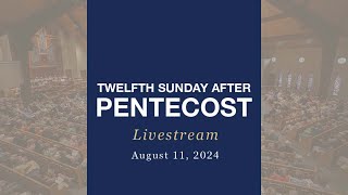 Sunday Holy Eucharist Livestream Twelfth Sunday After Pentecost [upl. by Yesima]