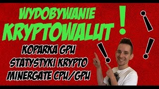 Koparki kryptowalut GPU  Wydobywanie CPUGPU za pomocą Minergate  Ranking Kryptowalut [upl. by Minabe]