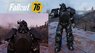 Fallout 76  Clandstine Service T65 Power Armor Paint  Showcase [upl. by Clarhe588]