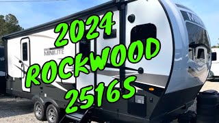 NEW 2024 FOREST RIVER ROCKWOOD MINI LITE 2516S TRAVEL TRAILER Dodd RV Front Kitchen Walkthrough [upl. by Llertak]