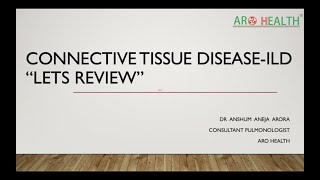 Connective Tissue Disease Related ILD CTDILD Brief Pointers to Review [upl. by Nurse]