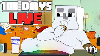 100 Days  LIVE MINECRAFT [upl. by Berte]