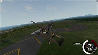 B25 Mitchell flight in BeamNGdrive [upl. by Soilissav]