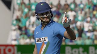 Virender Sehwags 6666 FOUR ball FOUR sixes Vaas  India vs Sri Lanka  Cricket 24 [upl. by Rases]