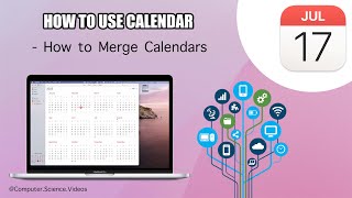 How to MERGE Calendars On the Calendar Application Using a Mac  Basic Tutorial  New [upl. by Airekat]