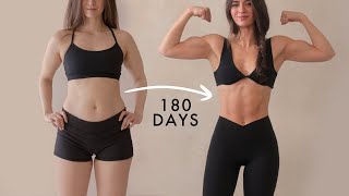 How I transformed my body in 180 DAYS After YEARS of trying [upl. by Aneis63]