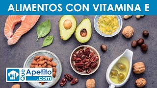 7 Alimentos ricos en VITAMINA E 👌✅  QueApetito [upl. by Nyvets]