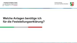 Grundsteuer mit ELSTER Diese Anlagen benötigen Sie für Ihre Feststellungserklärung [upl. by Haff]