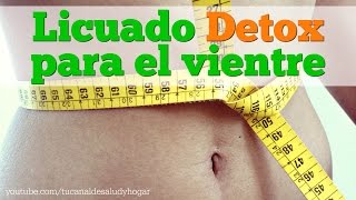 Licuado detox para la barriga con probióticos [upl. by Yelrihs730]