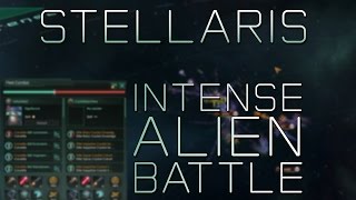 Stellaris Gameplay  Intense Alien Battle  Stellaris Battle Stream Highlight [upl. by Ardiek]