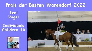 Leni Vogel  IndChildren 10  Preis der Besten Warendorf 2022 [upl. by Amirak]