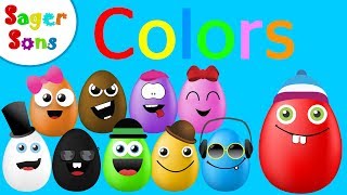 Learn Colors for Kids  Fun Color  Kids TV Toddler Preschool Learning Educational By Sager Sons [upl. by Justinn]