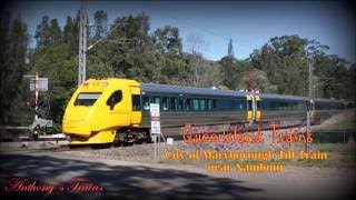 Queensland Trains City of Maryborough near Nambour [upl. by Yorgos171]