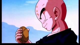 Krillin Throws a Rock at Gokus Head [upl. by Llacam347]