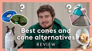 Best pet cones and cone alternatives  review of dog and cat cones and suits [upl. by Schnur679]