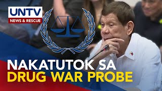 ICC nakatutok sa mga development ng pagdinig re Duterte war on drugs [upl. by Barlow]