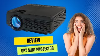 Review GPX Mini Projector With Bluetooth PJ300B 2023 [upl. by Annodahs]