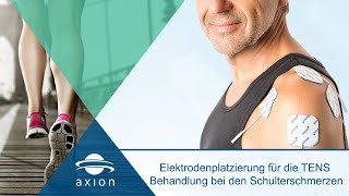 Schulterschmerzen  Elektrodenplatzierung für TENS  axion [upl. by Crelin308]