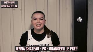 Jenna Chateau Orangeville Prep Highlights and Interview Feb 82024  Saint Marys Huskies commit [upl. by Nohtahoj170]