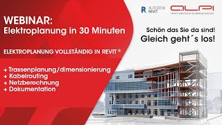 Webinar quotElektroplanung in 30 Minutenquot BIM Elektroplanung in Revit [upl. by Itsirc539]