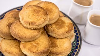 Osmania Biscuit Recipe  Indian Bakery Style Perfect Tea Salt Biscuits  CookingShooking [upl. by Bebe]