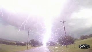 Spectacular closeup Lightning strikes Prt 5 [upl. by Afatsum]