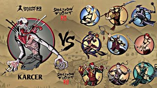 Shadow Fight 2  Karcer vs Challengers [upl. by Stubbs138]