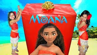 Moana Meets Maui  Disney Princess [upl. by Eimmaj468]