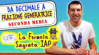 Come si trasforma un numero decimale nella frazione generatrice – II Media Tutorial per genitori [upl. by Sollows194]