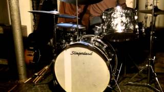 1964 Slingerland drums w radio king snare [upl. by Oravla]