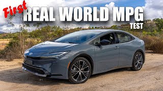 2023 Toyota Prius XLE  WORLDS FIRST Real World MPG Test [upl. by Petuu]