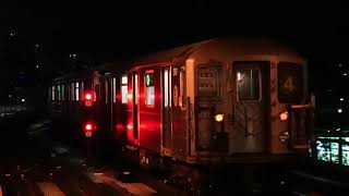 MTA New York City Subway R62A 4 train terminating  125th Street amp running lite to Westchester Yard [upl. by Breech181]