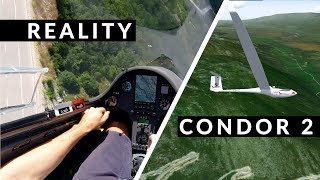 TOP 3  Real Flying vs Condor 2 Simulator [upl. by Aleekat759]