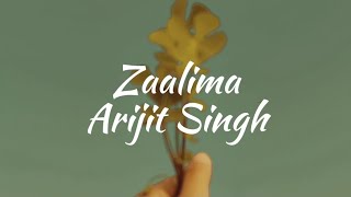 ZaalimalyricsRaeesShahrukh Khan Mahira Khan Arijit Singh [upl. by Nnalyrehc]