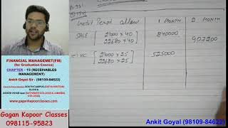 FM 151 Bcomph RECEIVABLES MANAGEMENT by ANKIT GOYAL [upl. by Akiehsat]