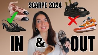 TENDENZE SCARPE 2024 Cosa VA DI MODA e cosa è OUT [upl. by Yaniv]