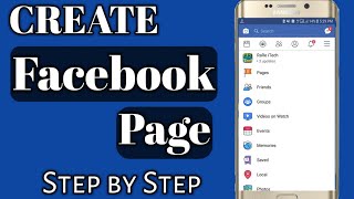 How to Create Facebook Page Easily [upl. by Eekaz]