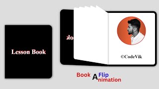 How to Create a Flipping Book Animation Using Html amp Css  Flip Book Animation [upl. by Odanref807]