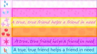 A true true friend  lyrics [upl. by Brittan]