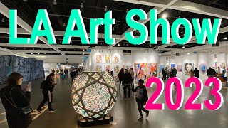 LA ART SHOW 2023 Walk Around POV 4K [upl. by Leroy]