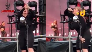 Cardi B “WAP” Sign Language Interpreter 😂 OMG Finger Down Her Throat Lollapalooza 2021 WOW [upl. by Geminian]