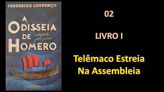 A ODISSEIA  PARA JOVENS  Cap 02  Telêmaco Estreia na Assembleia audiobook audiolivro [upl. by Adikram]