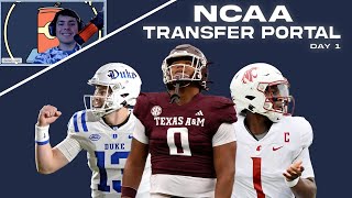 Transfer Portal Day 1  Updates on the 2024 NCAA Transfer Portal  Top 100 players in the portal [upl. by Nikral]