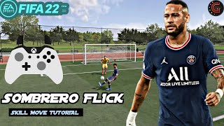 FIFA 22 Sombrero flick skill move tutorial  How to do Sombrero flick in FIFA 22 [upl. by Eeluj]