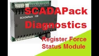 Telepace  SCADAPack Register Force Status module [upl. by Trumann454]