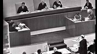 Eichmann trial  Session No 1 [upl. by Anyt]