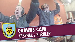 COMMS CAM  Arsenal v Burnley [upl. by Dopp]